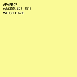 #FAFB97 - Witch Haze Color Image